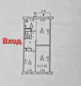 Продажа квартиры Омск.&nbsp;Московка-2, Моторная, 3