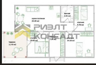 Продажа дома Омская обл, Омский р-н, поселок Ростовка