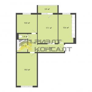 Продажа квартиры Омск.&nbsp;проезд 6-й Амурский, 12