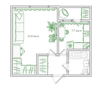 Продажа квартиры Омск.&nbsp;Пригородная ул, 3к2