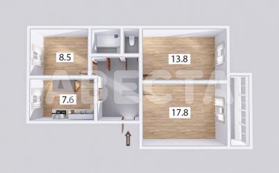 Продажа квартиры Омск.&nbsp;ул. Кузнецова, 6