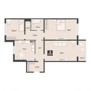Продажа новостройки Омск.&nbsp;пр-д Амурский 4-й, 3