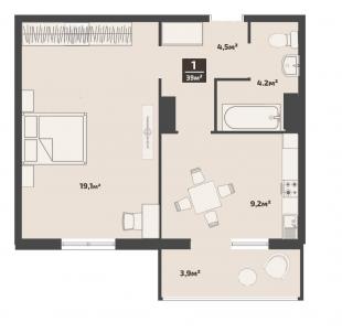 Продажа новостройки Омск.&nbsp;пр-д Амурский 4-й, 3