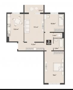 Продажа новостройки Омск.&nbsp;пр-д Амурский 4-й, 3