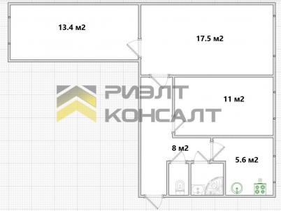Продажа квартиры Омск.&nbsp;улица 50-летия ВЛКСМ, 1