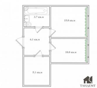 Продажа квартиры Омск.&nbsp;Волго-Донская ул, 8к2