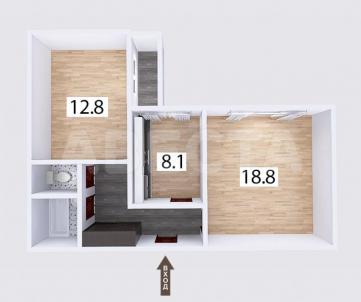 Продажа квартиры Омск.&nbsp;ул. Дианова, 12/1