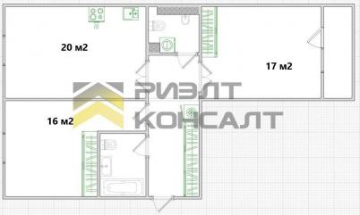 Продажа квартиры Омск.&nbsp;улица Маршала Жукова, 107