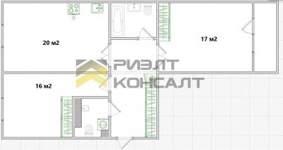 Продажа квартиры Омск.&nbsp;улица Маршала Жукова, 107