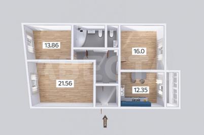 Продажа квартиры Омск.&nbsp;ул. Яковлева, 15