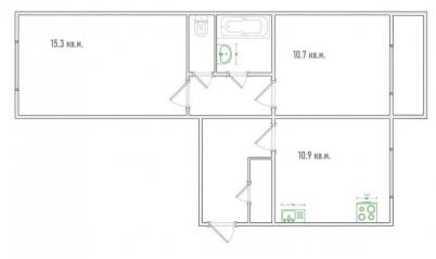 Продажа квартиры Омск.&nbsp;Менделеева пр-кт, 19к3