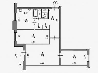 Продажа квартиры Омск.&nbsp;улица 111 Стройплощадка 5