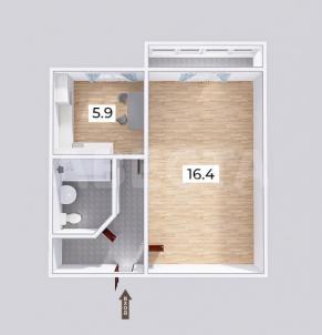 Продажа квартиры Омск.&nbsp;микрорайон Входной, 27