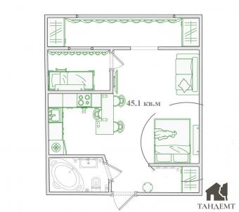 Продажа квартиры Омск.&nbsp;27-я Северная ул, 44/2