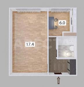Продажа квартиры Омск.&nbsp;ул. 75 Гвардейской бригады, 1 а